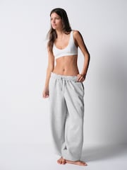 The Set 2 Pack Fold Over Waistband Joggers Berry/Grey Marl - Image 5 of 11