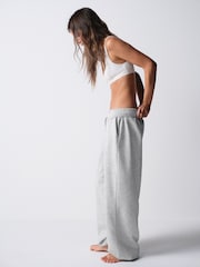 The Set 2 Pack Fold Over Waistband Joggers Berry/Grey Marl - Image 6 of 11