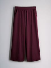 The Set Modal blend Half Zip Coord Loungewear Set Burgundy Red - Image 7 of 9