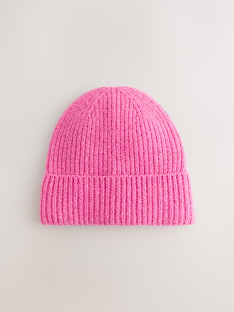 Fluro Pink Cosy Beanie Hat (1-16yrs) - Image 1 of 3 Fluro Pink Cosy Beanie Hat (1-16yrs) - Image 1 of 3