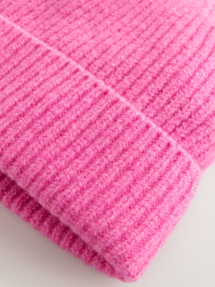 Fluro Pink Cosy Beanie Hat (1-16yrs) - Image 2 of 3 Fluro Pink Cosy Beanie Hat (1-16yrs) - Image 2 of 3
