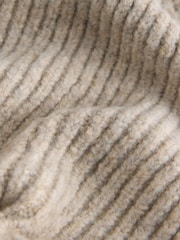Oat / Grey Cosy Beanie Hat (1-16yrs) - Image 2 of 3
