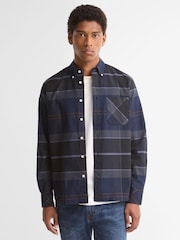 Barbour® Blue Mineral Tartan Dunoon Authentic Shirt - Image 1 of 4