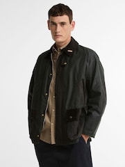 Barbour Green Icons Patch Bedale Wax Jacket - Image 1 of 9
