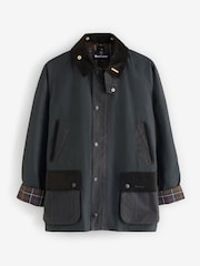Barbour Green Icons Patch Bedale Wax Jacket - Image 8 of 9