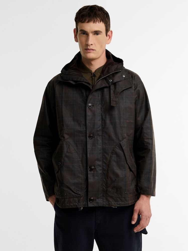 Barbour® Re-Engineered Tartan Keiss Wax Parka Jacket - Bild 1 von 7