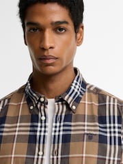 Barbour® Natural Edgar Tailored Checked Shirt - Image 3 of 4