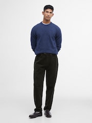 Barbour® Blue Essential Tisbury Crew Neck Sweater - Image 3 of 7