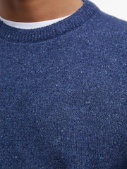 Barbour® Blue Essential Tisbury Crew Neck Sweater - Image 4 of 7
