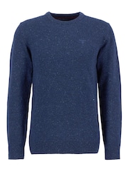 Barbour® Blue Essential Tisbury Crew Neck Sweater - Image 7 of 7