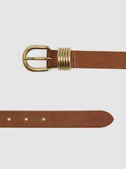Levi's® Brown Logo Belt - Image 2 of 3
