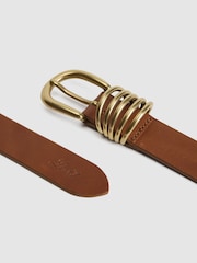 Levi's® Brown Logo Belt - Image 3 of 3