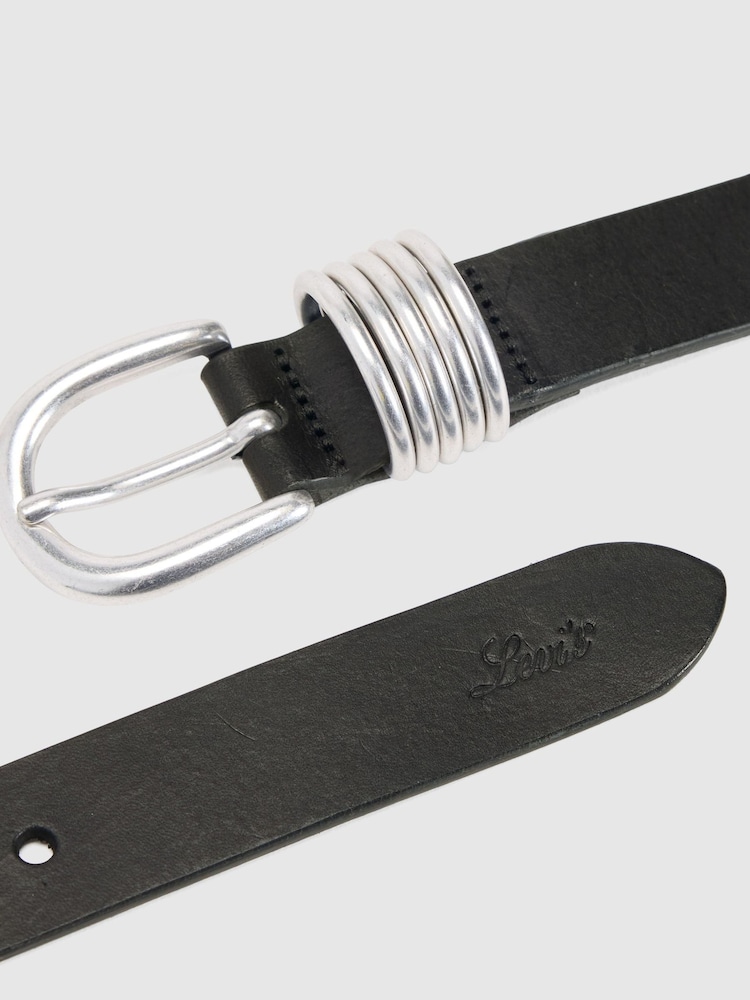 Levi's® Black Logo Belt - Image 3 of 3