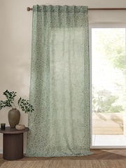 Yard Forest Perrie Leaf Woven Sheer Curtain Panel - Image 2 of 6