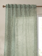 Yard Forest Perrie Leaf Woven Sheer Curtain Panel - Image 3 of 6