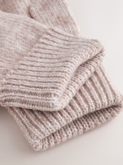 Mink Pink Cable Beanie Scarf and Gloves Set (3-16yrs) - Image 3 of 4
