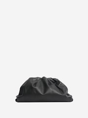 Sign of the Times Bottega Veneta Leather Black Pouch Bag - Image 1 of 5