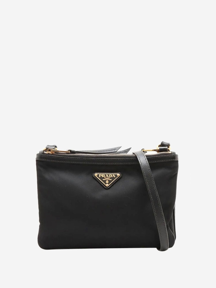 Sign of the Times Prada Nylon Cross-Body Pouch Bag - Image 1 of 10