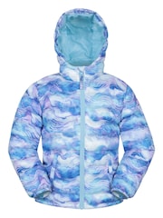 Mountain Warehouse Blue Seasons Printed Water-Resistant Padded Jacket - Image 1 of 5