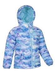 Mountain Warehouse Blue Seasons Printed Water-Resistant Padded Jacket - Image 2 of 5