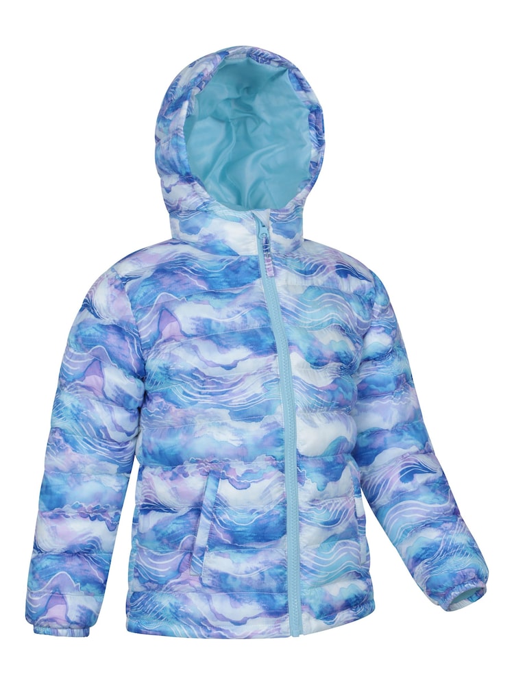 Mountain Warehouse Blue Seasons Printed Water-Resistant Padded Jacket - Image 2 of 5