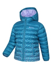 Mountain Warehouse Blue Seasons Printed Water-Resistant Padded Jacket - Image 4 of 5