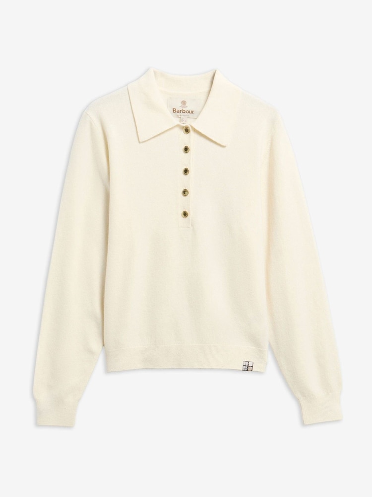 Barbour® Natural Wynn Knitted Jumper - Image 6 of 6