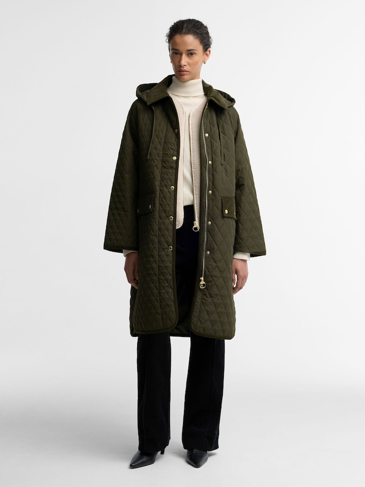 Barbour® Green Ravensden Quilted Jacket - Image 1 of 5