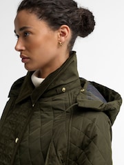 Barbour® Green Ravensden Quilted Jacket - Image 3 of 5