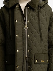 Barbour® Green Ravensden Quilted Jacket - Image 4 of 5