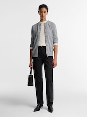 Barbour® Grey Pendle Knitted Cardigan - Image 1 of 4
