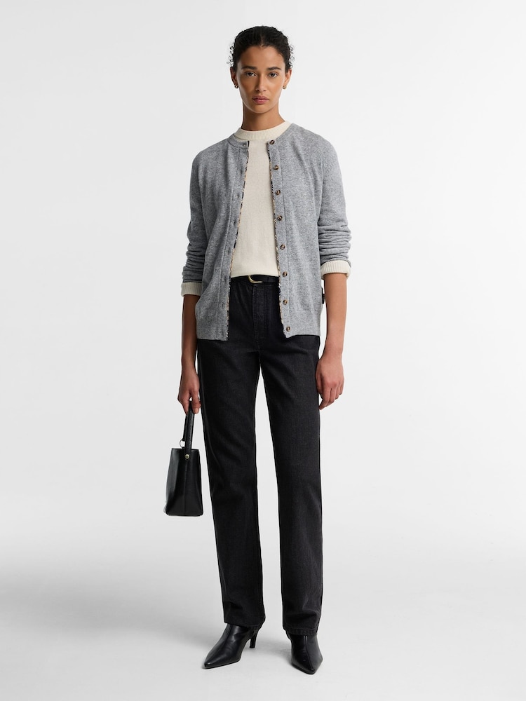 Barbour® Grey Pendle Knitted Cardigan - Image 1 of 4