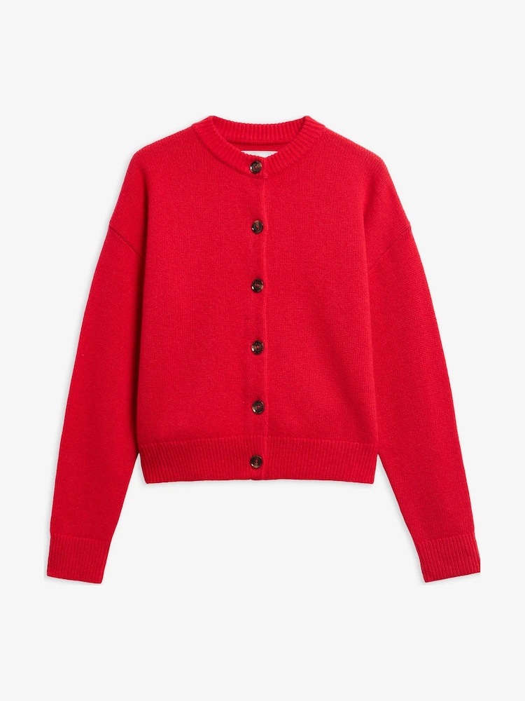 Barbour® Red Woodhouse Cashmere Blend Knitted Cardigan - Image 6 of 6 Barbour® Red Woodhouse Cashmere Blend Knitted Cardigan - Image 6 of 6