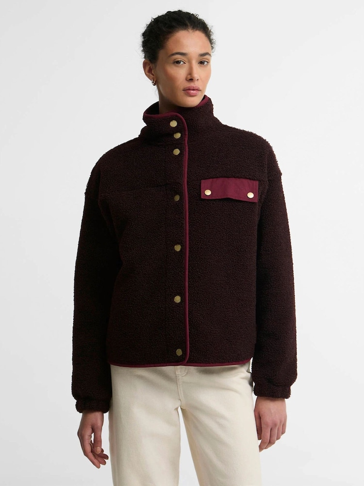 Barbour® Purple Mabel Fleece - Image 1 of 6 Barbour® Purple Mabel Fleece - Image 1 of 6