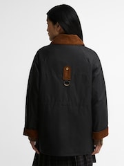 Barbour® Blue Treeton Wax Jacket - Image 3 of 6