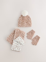 Animal Deer - Hat Gloves & Scarf Set 3 Piece (3-16yrs) - Изображение 1 4