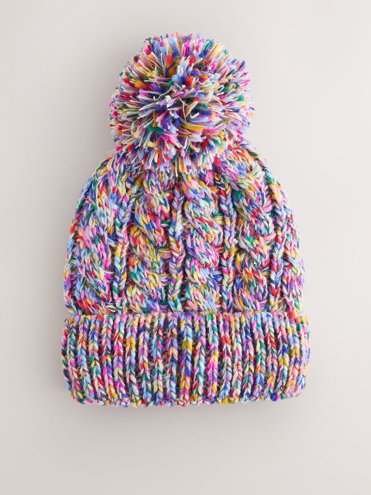 Rainbow Nep Beanie (1-16yrs) - Image 1 of 3 Rainbow Nep Beanie (1-16yrs) - Image 1 of 3