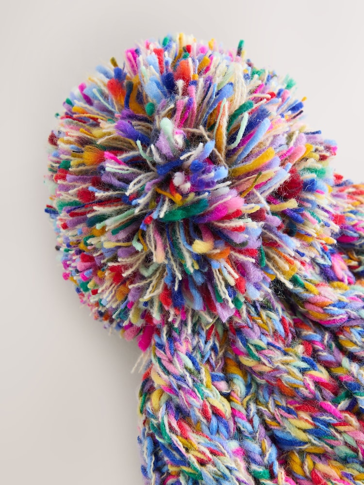 Rainbow Nep Beanie (1-16yrs) - Image 2 of 3 Rainbow Nep Beanie (1-16yrs) - Image 2 of 3