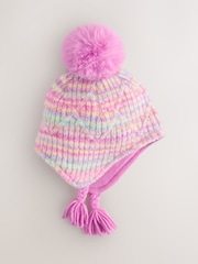 Rainbow Trapper Hat (3mths-13yrs) - Image 1 of 3