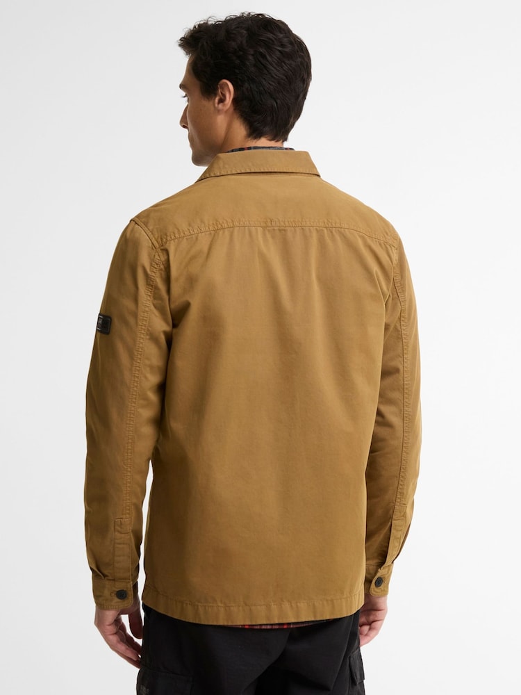 Barbour International Brown Arlo Overshirt - Image 2 of 6 Barbour International Brown Arlo Overshirt - Image 2 of 6