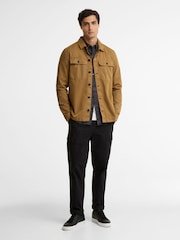 Barbour International Brown Arlo Overshirt - Image 4 of 6