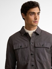 Barbour International Grey Arlo Overshirt - Image 4 of 6