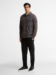 Barbour International Grey Arlo Overshirt - Image 5 of 6