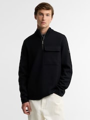 Barbour International Burley Half Zip Cardigan - תמונה 1 מתוך 5