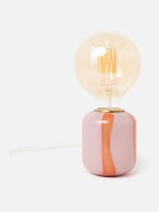 Oliver Bonas Pink Clara Stripe Table Lamp Base - Image 2 of 4
