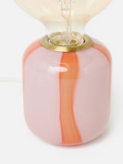Oliver Bonas Pink Clara Stripe Table Lamp Base - Image 4 of 4