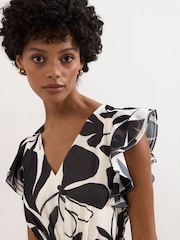 Phase Eight Black Petite Uma Dress - Image 4 of 6