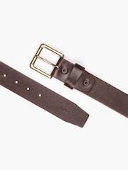 Levi's® Khaki Green Leather / Webbed Canvas Heritage Belt - Image 2 of 3
