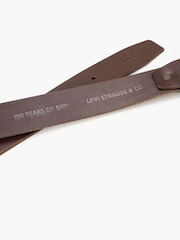 Levi's® Khaki Green Leather / Webbed Canvas Heritage Belt - Image 3 of 3