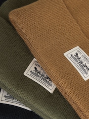 Levi's® Green Cable-Knit Green Beanie Knit Hat - Image 4 of 4